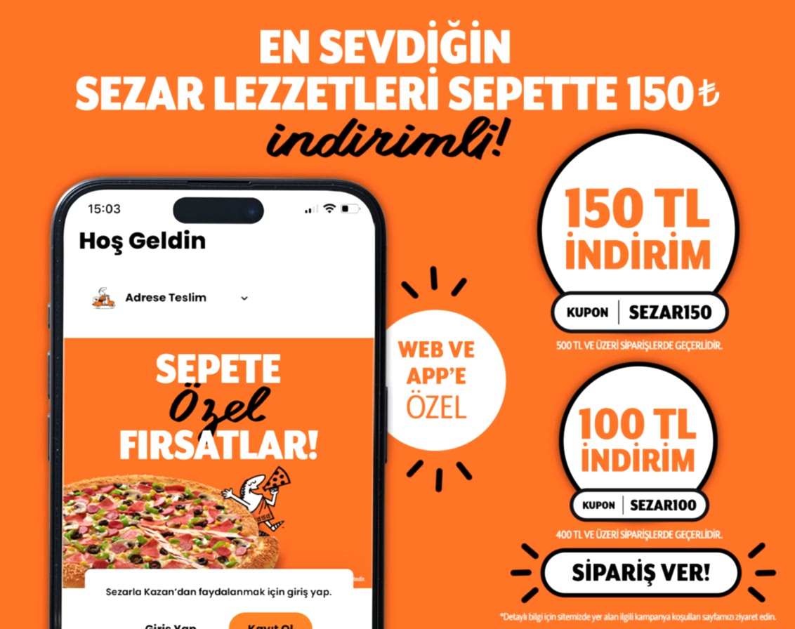 Sepette 150 TL İndirim Kampanyası