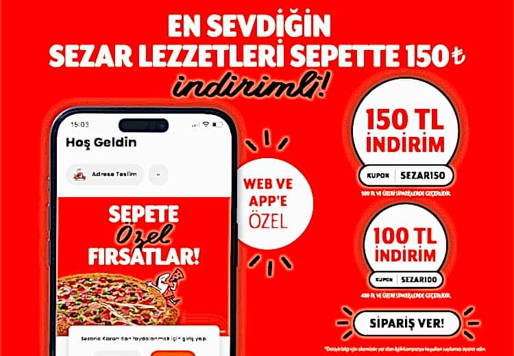 Sepette 150 TL İndirim Kampanyası